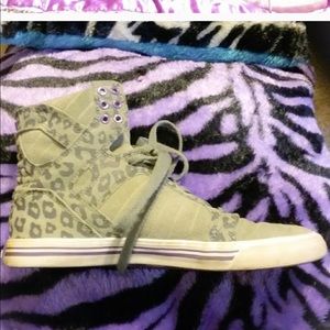 Leopard and lavender Supras